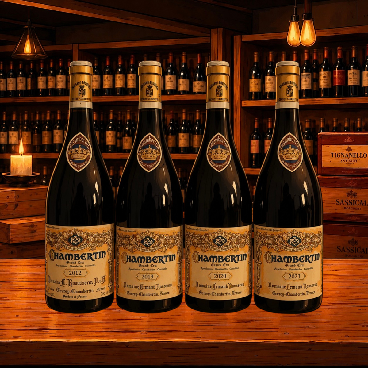 4 x Armand Rousseau Chambertin