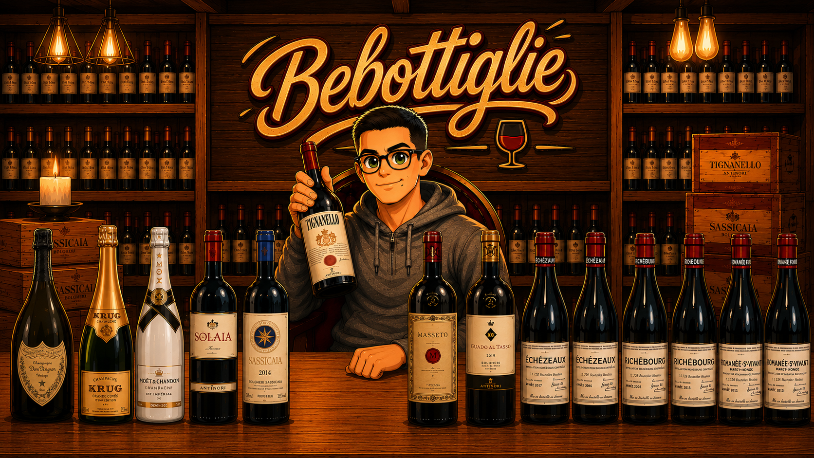 Bottiglie di vino pregiato in cantina – Bebottiglie, intermediazione vini di lusso a Modena