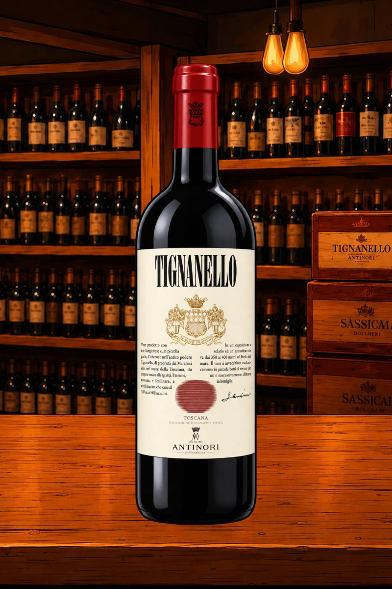 Antinori Tignanello 2023 – bottiglia seguita in intermediazione da Bebottiglie