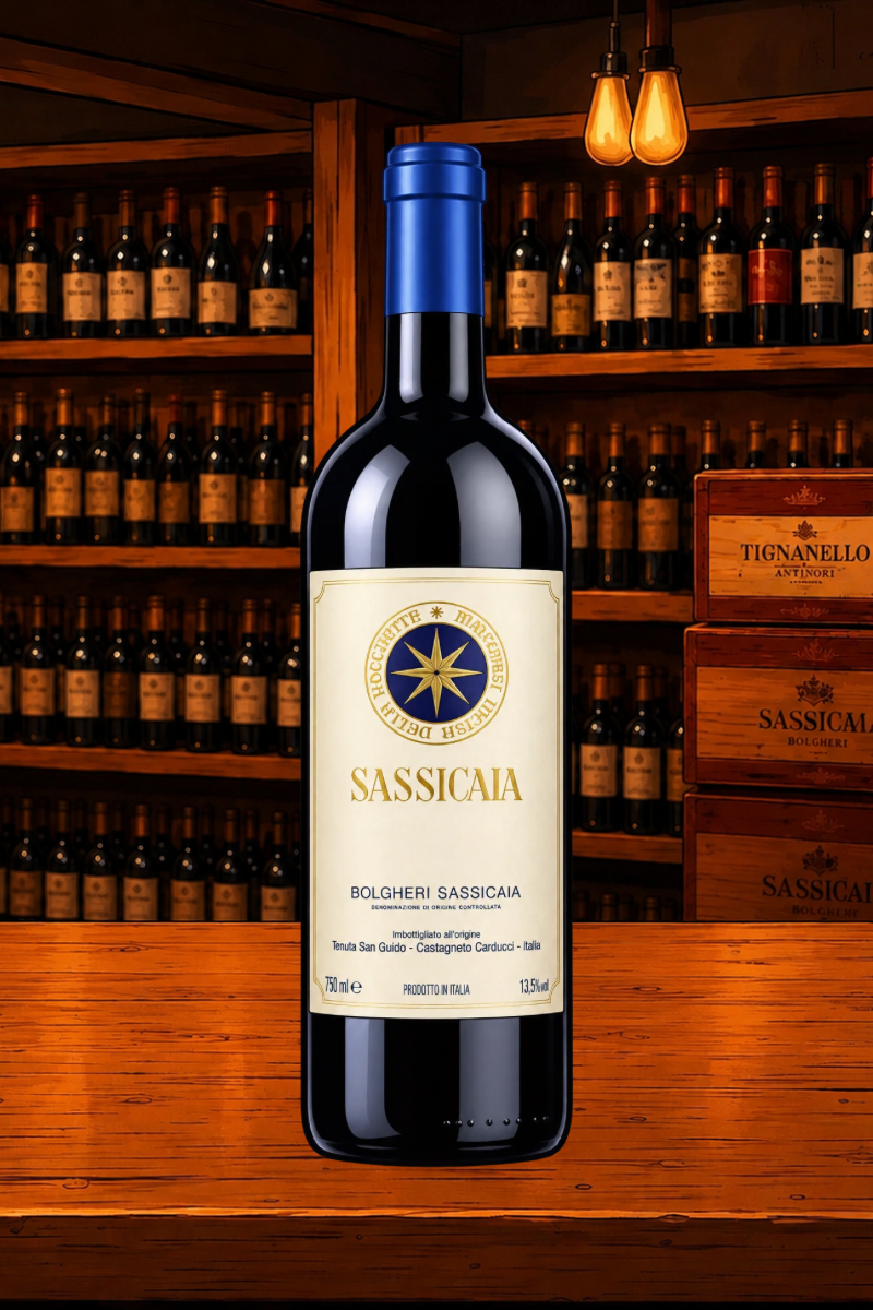 Sassicaia 2023 – bottiglia seguita in intermediazione da Bebottiglie